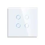 Panou Intrerupator Cvadruplu cu Touch Din Sticla LUXION SmartElectro IntelligentHouse