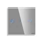 Panou Intrerupator Jaluzele cu Touch Mini din Sticla LUXION SmartElectro IntelligentHouse