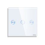 Panou Intrerupator Jaluzele cu Touch Mini din Sticla LUXION SmartElectro IntelligentHouse