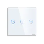 Panou Intrerupator Jaluzele cu Touch Mini din Sticla LUXION SmartElectro IntelligentHouse