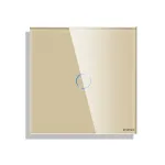 Panou Intrerupator Simplu cu Touch Mini din Sticla LUXION SmartElectro IntelligentHouse