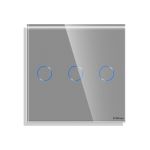 Panou Intrerupator Triplu cu Touch Mini din Sticla LUXION SmartElectro IntelligentHouse