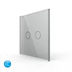 Telecomanda EC Tip Panou Dublu cu Touch LIVOLO din Sticla Securizata SmartElectro IntelligentHouse