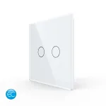 Telecomanda EC Tip Panou Dublu cu Touch LIVOLO din Sticla Securizata SmartElectro IntelligentHouse
