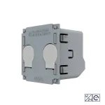 Modul Intrerupator Dublu cu Revenire, Contact Uscat si 12/24V cu Touch LIVOLO - Serie Noua SmartElectro IntelligentHouse