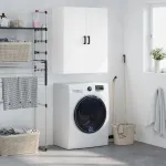 Dulap cu montaj pe perete, alb, 69,5x34x90 cm GartenMobel Dekor