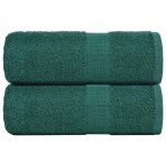 Prosoape de baie, 2 buc. FROGN, verde, 30x30 cm, 100% bumbac GartenMobel Dekor