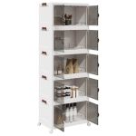 Cutie de depozitare stivuită cu roți 5 niveluri 75L 64x40x179cm GartenMobel Dekor