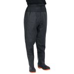 Pantaloni cu talie înaltă cu cizme, negru, mărimea 41 GartenMobel Dekor