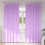 Perdele opace cu perdele 2 pcs Violet 225 x 140 cm Poliester GartenMobel Dekor