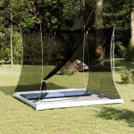 Cort interior Negru 206 x 188 x 175 cm Plasă GartenMobel Dekor