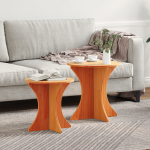 Set de măsuțe de cafea 2 pcs Maro 46 x 46 x 47 cm GartenMobel Dekor