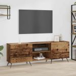 Cabinet TV cu raft Lemn vechi 150 x 30 x 50 cm Lemn compozit GartenMobel Dekor