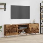 Cabinet TV cu raft Lemn vechi 150 x 30 x 50 cm Lemn compozit GartenMobel Dekor