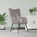 Scaun de relaxare, gri taupe, material textil GartenMobel Dekor