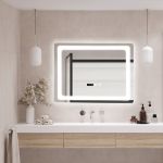 Oglinda baie Casoli 60x80x3,5cm LED argintiu [pro.tec] HausGarden Leisure