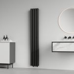 Radiator dublu Nore 160x24cm negru 812W [neu.haus] HausGarden Leisure