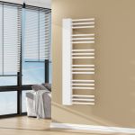 Radiator portprosop Kviteseid 120x50cm 470W alb [neu.haus] HausGarden Leisure
