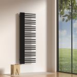 Radiator portprosop Kviteseid 146x45cm 558W negru [neu.haus] HausGarden Leisure