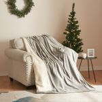 Patura electrica Archi 180x130cm 120W gri deschis [en.casa] HausGarden Leisure