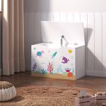 Cutie pentru jucarii Oleiros 40x60x30cm motiv ocean [en.casa] HausGarden Leisure