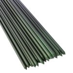 Set 25 araci/suport pentru rosii, castraveti, fasole, metal + PVC, verde, 120x0.8 cm, Artool GartenVIP DiyLine