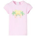 Tricou pentru copii, roz deschis, 116 GartenMobel Dekor
