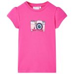 Tricou pentru copii, roz închis, 104 GartenMobel Dekor