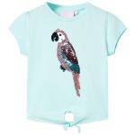Tricou pentru copii, turcoaz deschis, 92 GartenMobel Dekor