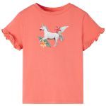 Tricou de copii cu mâneci scurte, corai, 116 GartenMobel Dekor