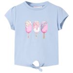 Tricou pentru copii, albastru, 116 GartenMobel Dekor
