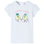 Tricou pentru copii, albastru deschis, 116 GartenMobel Dekor