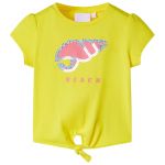 Tricou pentru copii, galben, 104 GartenMobel Dekor