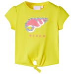 Tricou pentru copii, galben, 116 GartenMobel Dekor