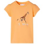 Tricou pentru copii, portocaliu deschis, 140 GartenMobel Dekor