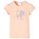 Tricou pentru copii, portocaliu deschis, 92 GartenMobel Dekor