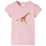 Tricou pentru copii, roz deschis, 116 GartenMobel Dekor
