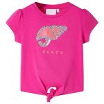 Tricou pentru copii, roz închis, 128 GartenMobel Dekor