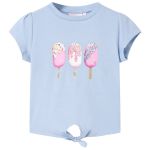 Tricou pentru copii, albastru, 140 GartenMobel Dekor