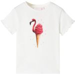 Tricou pentru copii, ecru, 104 GartenMobel Dekor