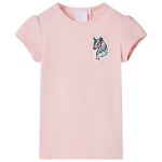 Tricou pentru copii, roz deschis, 140 GartenMobel Dekor