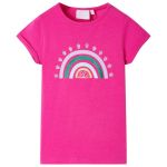 Tricou pentru copii, roz închis, 104 GartenMobel Dekor