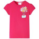 Tricou de copii, roz aprins, 92 GartenMobel Dekor