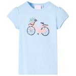 Tricou pentru copii, albastru deschis, 116 GartenMobel Dekor