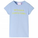 Tricou pentru copii, albastru deschis, 116 GartenMobel Dekor