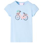 Tricou pentru copii, albastru deschis, 92 GartenMobel Dekor