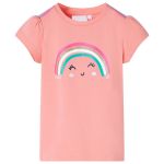 Tricou pentru copii, corai deschis, 140 GartenMobel Dekor