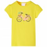 Tricou pentru copii, galben, 140 GartenMobel Dekor