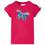 Tricou pentru copii, roz aprins, 92 GartenMobel Dekor