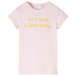 Tricou pentru copii, roz pal, 116 GartenMobel Dekor